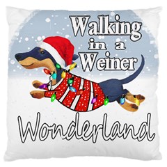 Weiner T- Shirt Walking In A Weiner Wonderland T- Shirt (1) Weiner T- Shirt Walking In A Weiner Wonderland T- Shirt Welder T- Shirt Funny Welder T- Shirt Large Premium Plush Fleece Cushion Case (two S by ZUXUMI