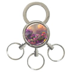 Floral Blossoms  3-ring Key Chain by Internationalstore