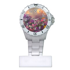 Floral Blossoms  Plastic Nurses Watch by Internationalstore