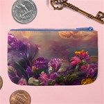 Floral Blossoms  Large Coin Purse Back