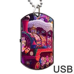 Fantasy  Dog Tag Usb Flash (one Side) by Internationalstore