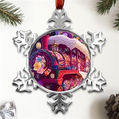 Fantasy  Metal Small Snowflake Ornament by Internationalstore