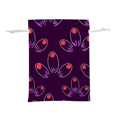 Petal Dot Seamless Pattern Lightweight Drawstring Pouch (l) by Pakjumat