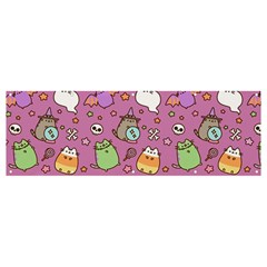 Pusheen Cat Banner And Sign 12  X 4  by Pakjumat