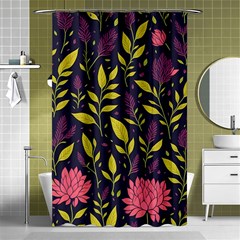 Flower Pattern Design Shower Curtain 48  X 72  (small)  by Pakjumat