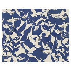 Bird Animal Animal Background Two Sides Premium Plush Fleece Blanket (medium) by Pakjumat