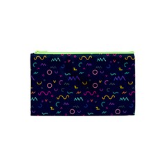 Scribble Pattern Texture Cosmetic Bag (xs) by Pakjumat