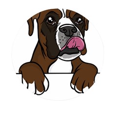 Boxer Dog T- Shirt Boxer T- Shirt Mini Round Pill Box by JamesGoode