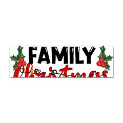 Family Christmas T- Shirt Family Christmas 2022 T- Shirt Sticker (bumper) by ZUXUMI