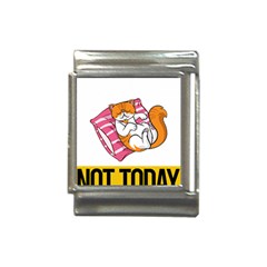 Persian Cat T-shirtnope Not Today Persian Cat 20 T-shirt Italian Charm (13mm) by EnriqueJohnson