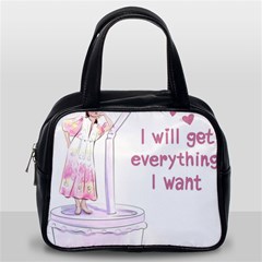 I Will Get Everything I Want Classic Handbag (one Side) by SychEva