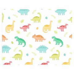 Animals Dinosaurs T-rex Pattern Premium Plush Fleece Blanket (medium) by Pakjumat