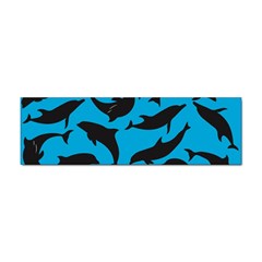 Dolphin Silhouette Pattern Sticker (bumper) by Pakjumat