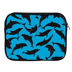 Dolphin Silhouette Pattern Apple Ipad 2/3/4 Zipper Cases by Pakjumat