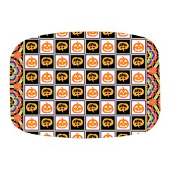 Lantern Chess Halloween Mini Square Pill Box by Pakjumat