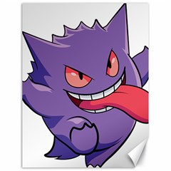 Purple Funny Monster Canvas 18  X 24  by Sarkoni