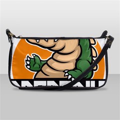 Funny Crocodile Shoulder Clutch Bag by Sarkoni