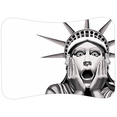 Funny Statue Of Liberty Parody Velour Seat Head Rest Cushion by Sarkoni