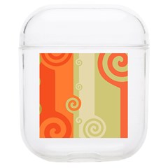 Ring Kringel Background Abstract Red Airpods 1/2 Case by Mariart