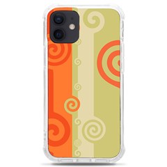 Ring Kringel Background Abstract Red Iphone 12 Mini Tpu Uv Print Case	 by Mariart