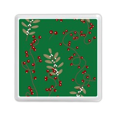 Christmas December Background Memory Card Reader (square) by uniart180623