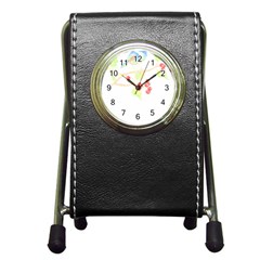Bird Lover T- Shirtbird T- Shirt (35) Pen Holder Desk Clock by EnriqueJohnson