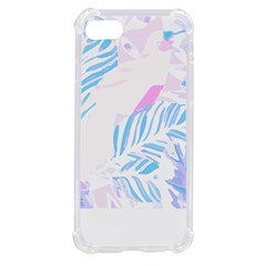 Blue T- Shirt Blue Tropical Pattern T- Shirt Iphone Se by EnriqueJohnson