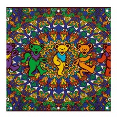 Grateful Dead Pattern Banner And Sign 4  X 4  by Sarkoni