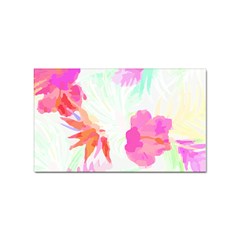 Hawaii T- Shirt Hawaii Flowerbages Pattern T- Shirt Sticker (rectangular) by EnriqueJohnson