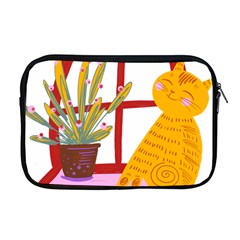 Cat Pet Ginger Art Animal Cartoon Apple Macbook Pro 17  Zipper Case by uniart180623