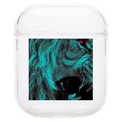 Angry Male Lion Predator Carnivore Airpods 1/2 Case by uniart180623