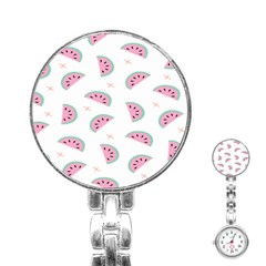 Watermelon Wallpapers  Creative Illustration And Patterns Stainless Steel Nurses Watch by Ket1n9