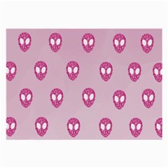 Alien Pattern Pink Large Glasses Cloth by Ket1n9