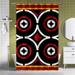 Toraja Pattern Ne limbongan Shower Curtain 48  X 72  (small)  by Ket1n9