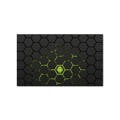 Green Android Honeycomb Gree Sticker Rectangular (100 Pack) by Ket1n9