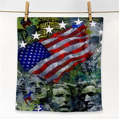 Usa United States Of America Images Independence Day Face Towel by Ket1n9