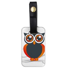 Owl Logo Luggage Tag (one Side) by Ket1n9