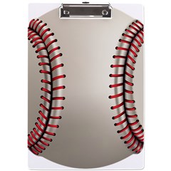 Baseball A4 Acrylic Clipboard by Ket1n9