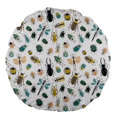 Insect Animal Pattern Large 18  Premium Round Cushions by Ket1n9