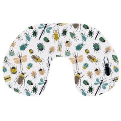 Insect Animal Pattern Travel Neck Pillow by Ket1n9