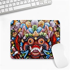 Wood Sculpture Bali Logo Small Mousepad by Ket1n9