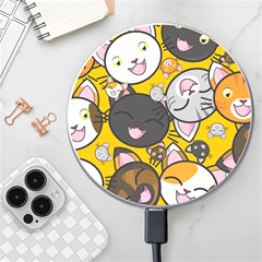 Cats-cute-kitty-kitties-kitten Wireless Fast Charger(white) by Ket1n9