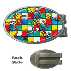 Snakes And Ladders Money Clips (oval)  by Ket1n9