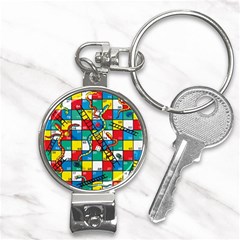 Snakes And Ladders Nail Clippers Key Chain by Ket1n9