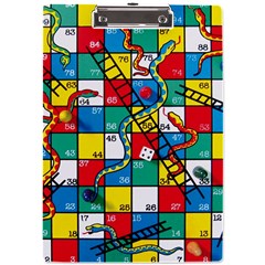 Snakes And Ladders A4 Acrylic Clipboard by Ket1n9