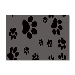 Dog-foodprint Paw Prints Seamless Background And Pattern Sticker A4 (100 Pack) by Ket1n9