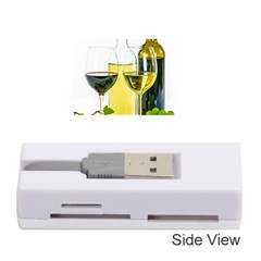 White-wine-red-wine-the-bottle Memory Card Reader (stick) by Ket1n9