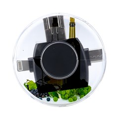 White-wine-red-wine-the-bottle On-the-go Memory Card Reader by Ket1n9