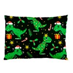 Christmas Funny Pattern Dinosaurs Pillow Case (Two Sides) Back