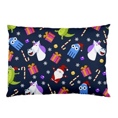 Colorful Funny Christmas Pattern Pillow Case by Ket1n9